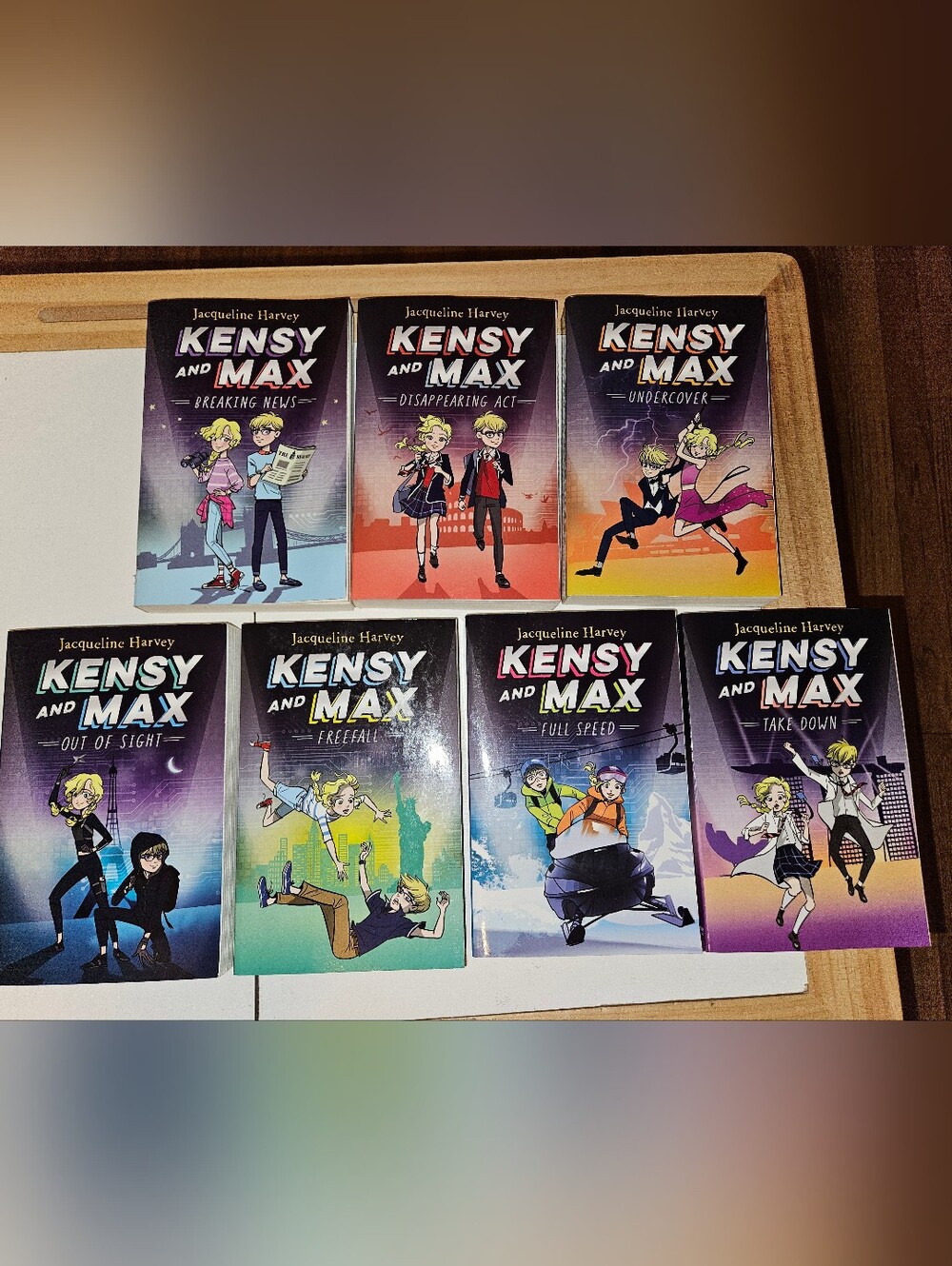 Kensy and Max Book Set - Colorful Illustrated Covers